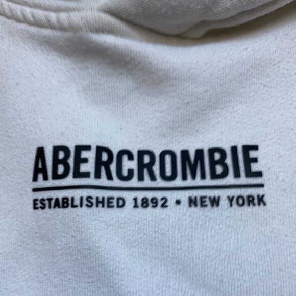 Abercrombie Kids hoodie, white with print - Picture 2 of 7